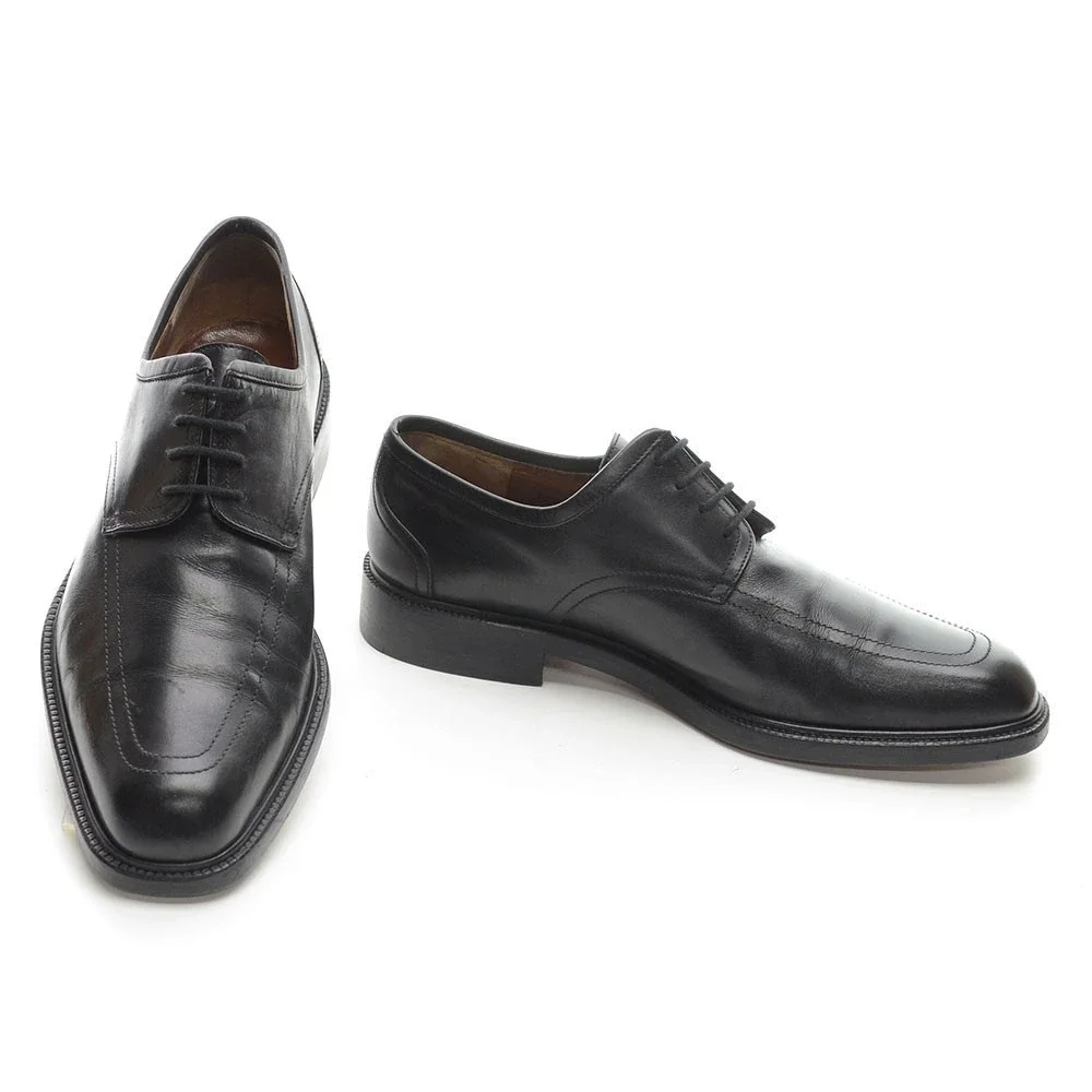 Men Fratelli Rossetti Black Chisel Toe Oxfords 8 D